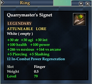 Quarrymaster's Signet