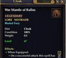 War Mantle of Rallos Zek