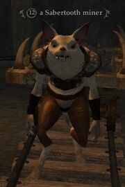 A Sabertooth miner