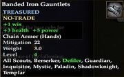 Banded Iron Gauntlets
