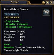 Gauntlets of Storms