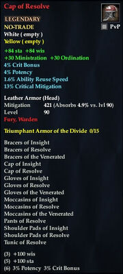 Cap of Resolve