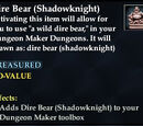 Dire Bear (Shadowknight)
