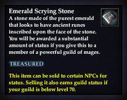 Emerald Scrying Stone