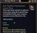 Rare Deathfist Harmonious Armor Plans