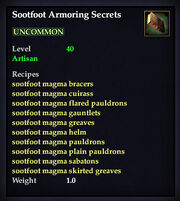Sootfootarmoring