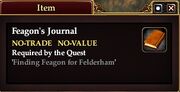 Feagon's Journal