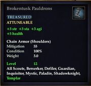 Brokentusk Pauldrons