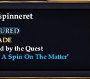 Intact spinneret
