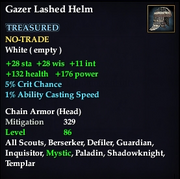 Gazer Lashed Helm