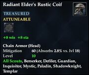 Radiant Elder's Rustic Coif