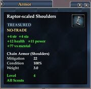 Raptor-scaled Shoulders