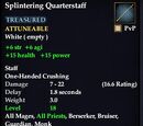 Splintering Quarterstaff