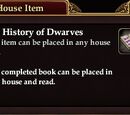 The History of Dwarves (House Item)