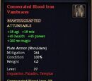 Consecrated Blood Iron Vambraces