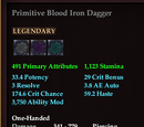Primitive Bloodiron Dagger