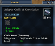 Adept's Cuffs of Knowledge