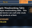 Simple Woodworking Table