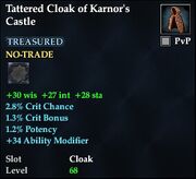 Tattered Cloak of Karnor's Castle