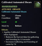 Calibrated Automated Shears