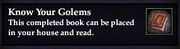 Know Your Golems