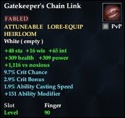 Gatekeeper's Chain Link