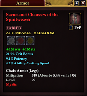 Sacrosanct Chausses of the Spiritweaver