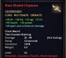 Bone Bladed Claymore
