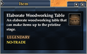 Elaborate Woodworking Table