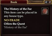 The History of the Fae (Quest Starter)