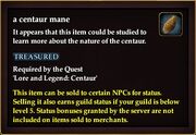 A centaur mane