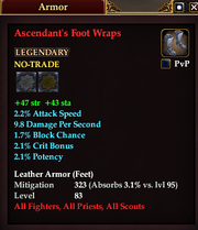 Ascendant's Foot Wraps