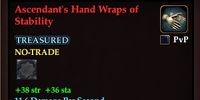 Ascendant's Hand Wraps of Stability