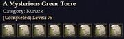 Kunark- A Mysterious Green Tome