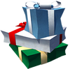 Blue On Top Three Packages