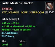 Portal Master's Shackle