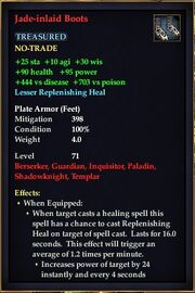 Jade-inlaid Boots