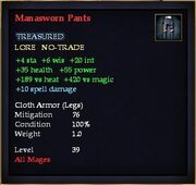 Manasworn Pants