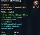 Bracelet of Proofing