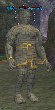 A finished sentry