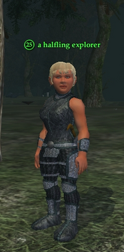 A halfling explorer
