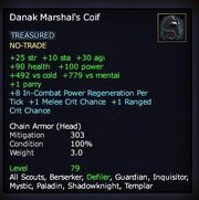 Danak marshal's coif