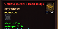 Graceful Hanshi's Hand Wraps