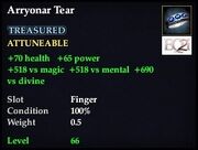 Arryonar Tear