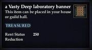 A Vasty Deep laboratory banner