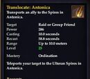 Translocate: Antonica
