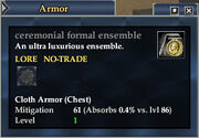Ceremonial formal ensemble