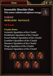 Inexorable Shoulder Pads