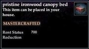 Ironwood Canopy Bed