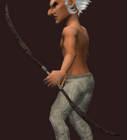 Oiled Bow of the Woodsman (Equipped)